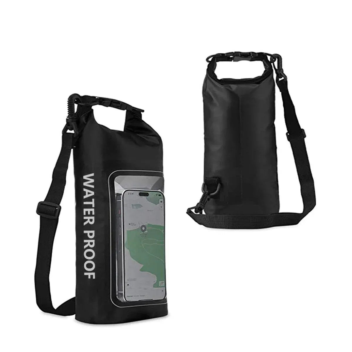 IPX6 Waterproof Crossbody Phone Bag, Black