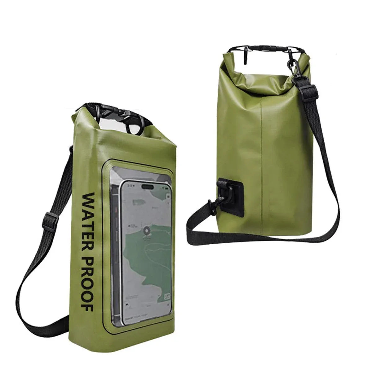 IPX6 Waterproof Crossbody Phone Bag, Green