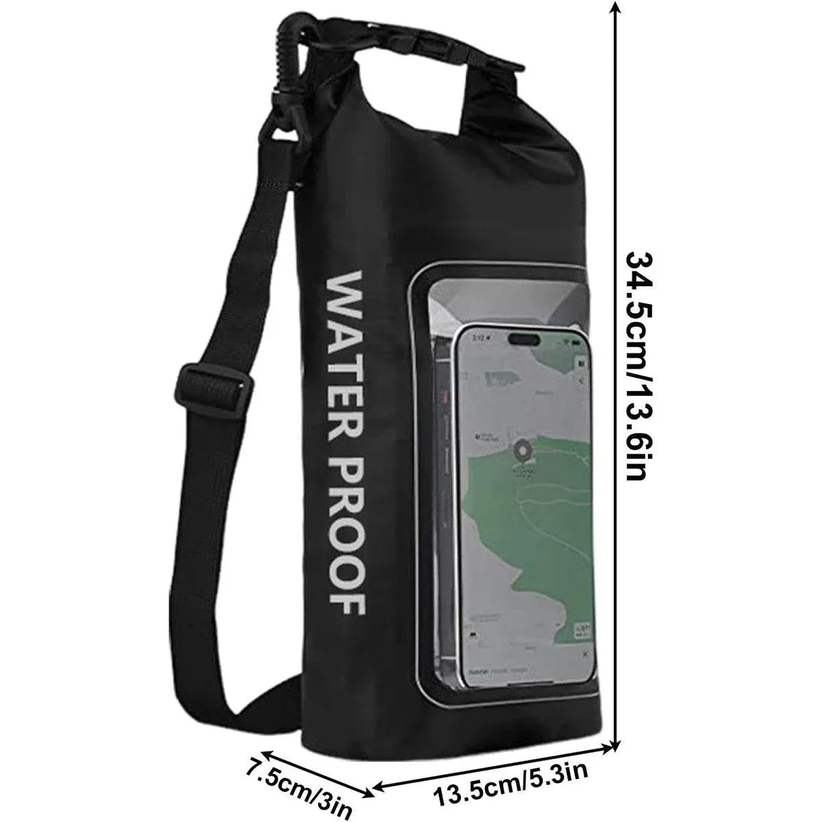 IPX6 Waterproof Crossbody Phone Bag, Orange