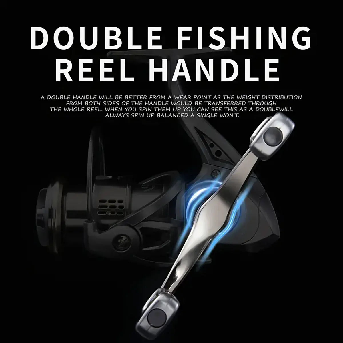 Double Handle Spinning Fishing Reel, SW3000S