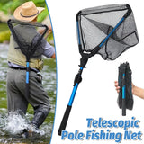 Folding Telescopic Aluminium Scoop Net, 75cm