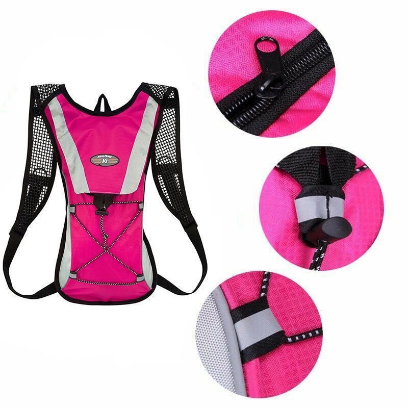 Hydration Pack Backpack with 2L Water Bladder, Orange