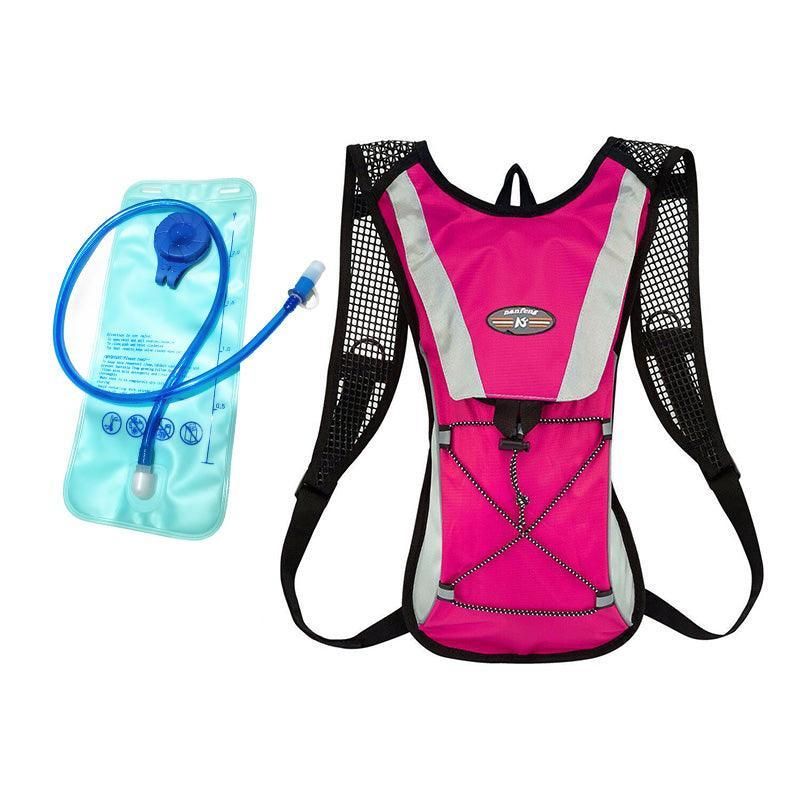 Hydration Pack Backpack with 2L Water Bladder, Pink