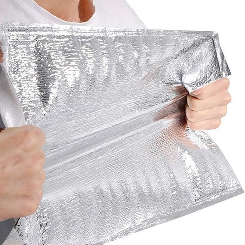 Aluminium Foil Insulated Food Bags, 30 x 40cm, 100 Pack