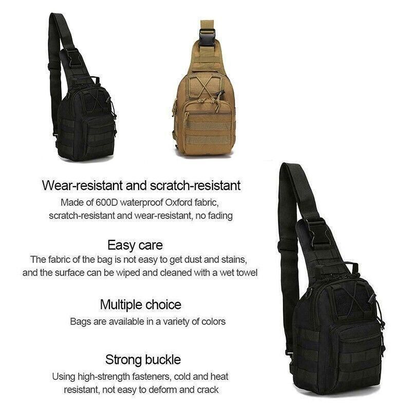 Climb Shoulder Hiking Backpack, Black