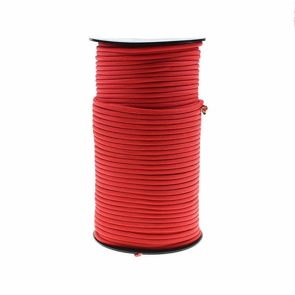 100m Outdoor Paracord Survival Rope - Red