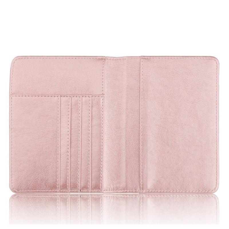 RFID Blocking Passport Holder, Slim Travel Wallet, Green