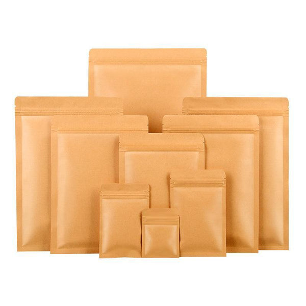 Kraft Paper Mylar Storage Pouches - 20 x 30cm