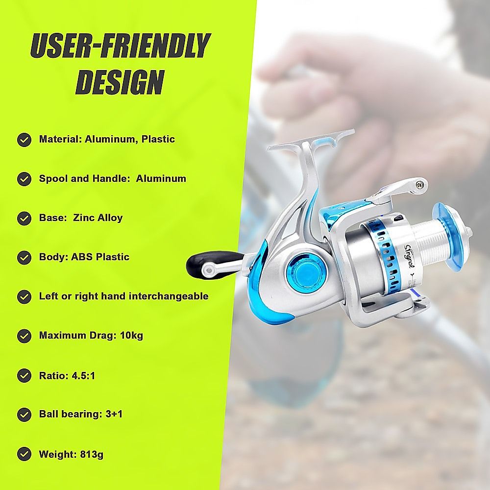 High Speed Saltwater Metal Spinning Reel, Large Sea Fishing