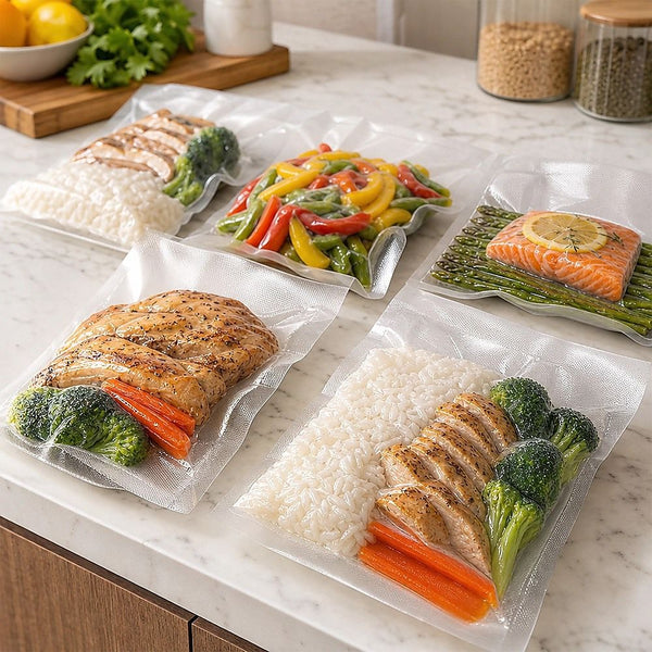 Heavy Duty Vacuum Sealer Bags, 190 Micron, 100 Pack, 28 x 50cm