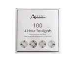 Accent Tealight Candles, 4-Hour Burn, White, 1000 Pack (10 x 100)