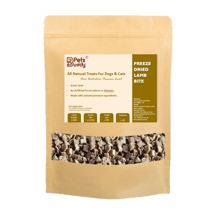 PetsBuddy Freeze-Dried Lamb Tongue Pet Treats, 1kg