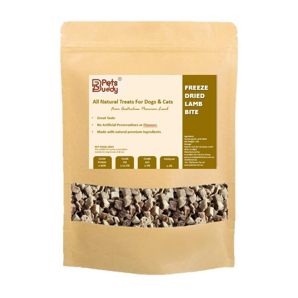 PetsBuddy Freeze-Dried Lamb Tongue Pet Treats, 1kg