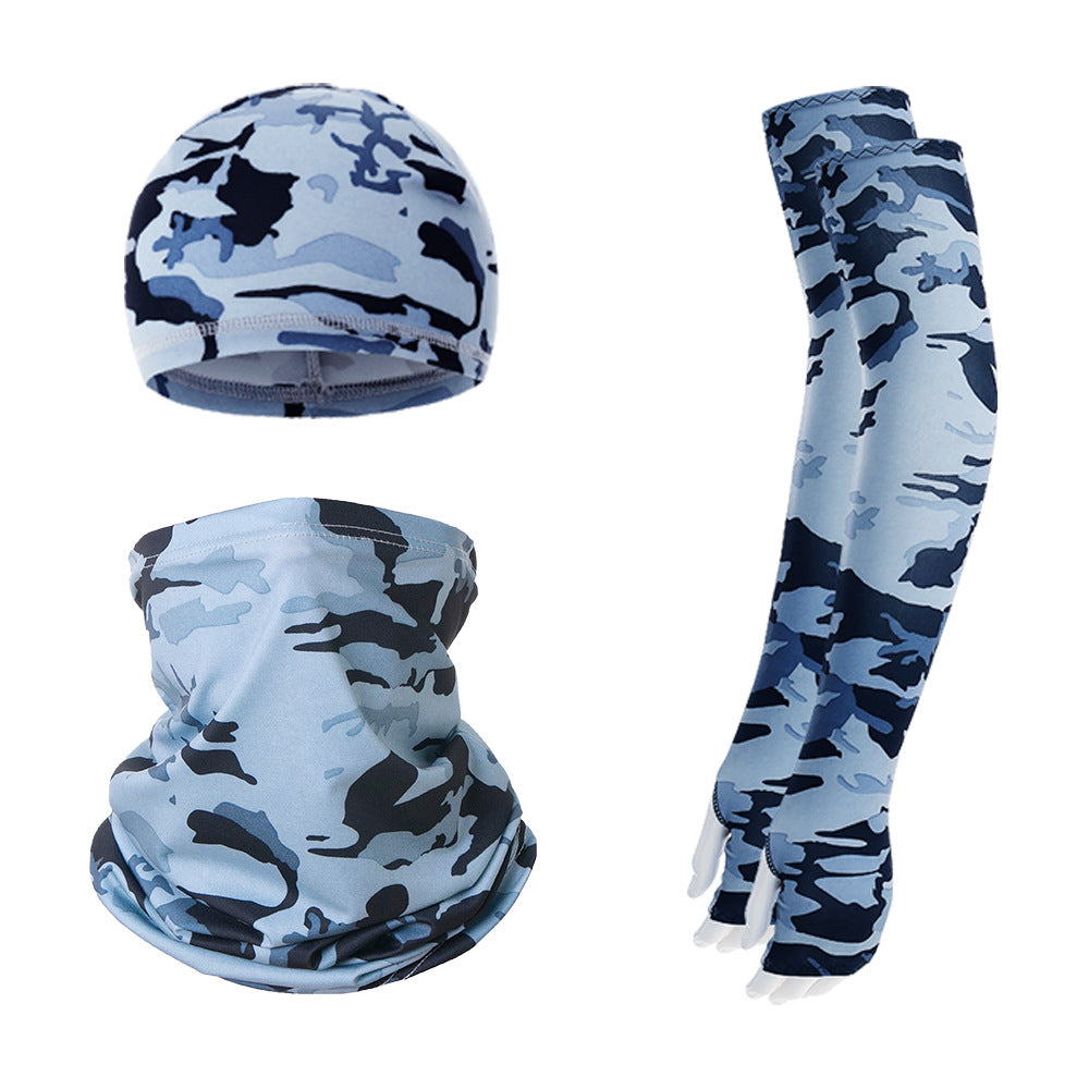 Cooling UV Protection Set, 2-Pack, Grey Camo