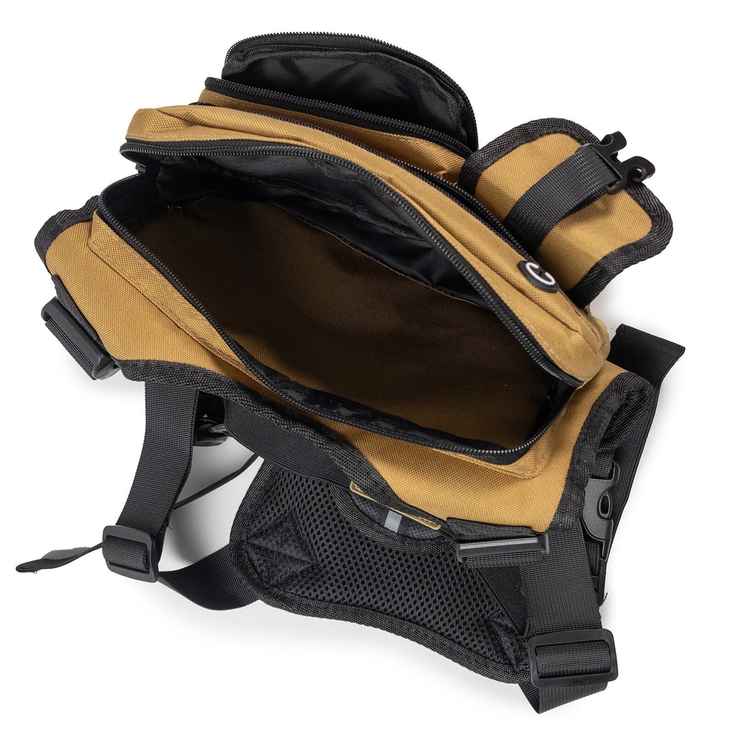 Black Outdoor Tactical Chest Pack – Lightweight Running & Hiking Vest
