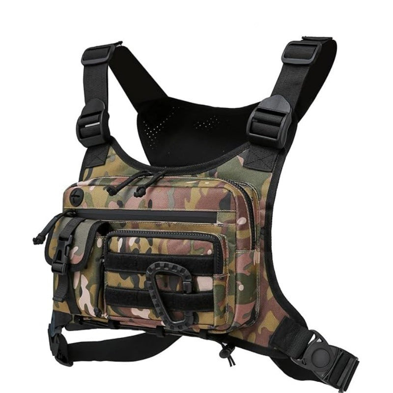 Camouflage color Outdoor Tactical Chest Pack – Lightweight Running & Hiking Vest