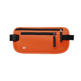 Orange RFID Blocking Slim Anti-Theft Fanny Pack