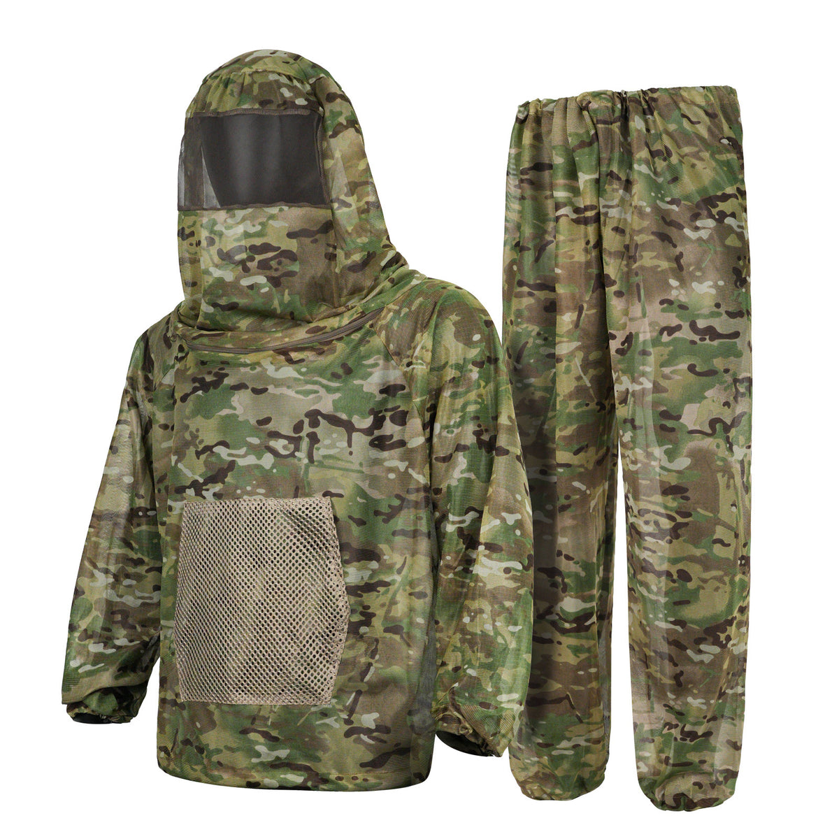 Mosquito Repellent Ghillie Suit, Camouflage (XL/XXL)