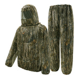 Mosquito Repellent Mesh Ghillie Suit, XL/XXL, Bark &amp; Dead Leaves Camo