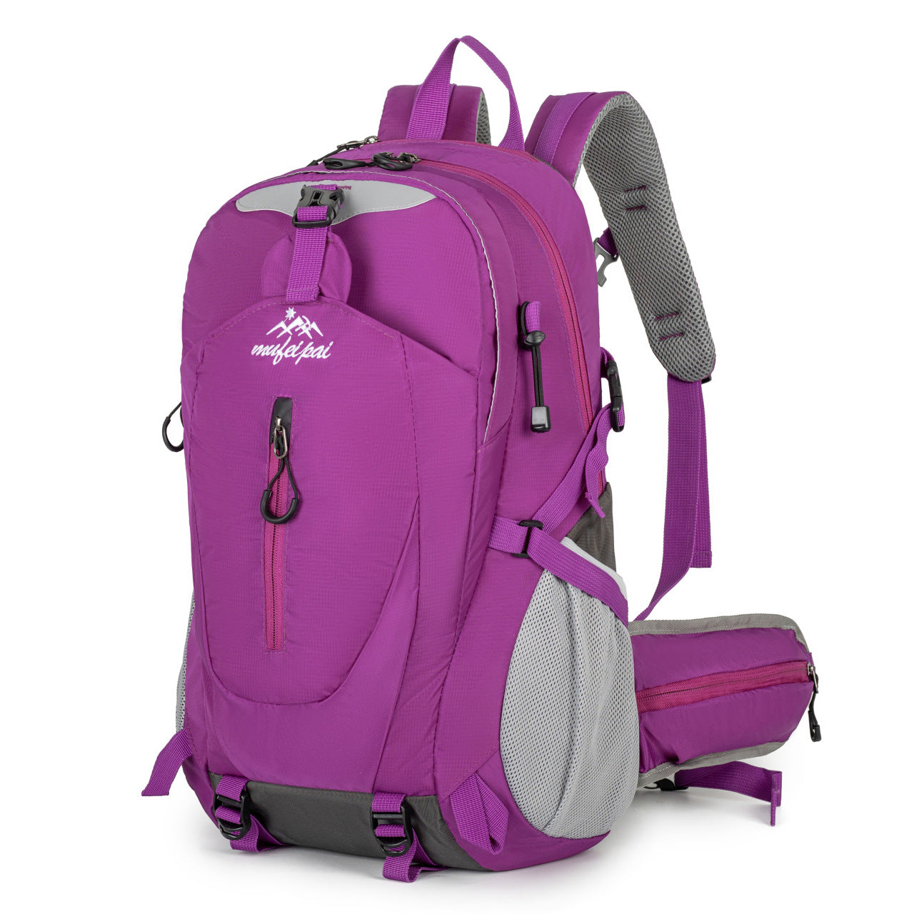 Professional Large Capacity Hiking Backpack - Purple