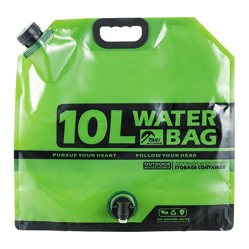 Collapsible Outdoor Water Storage Bag with Tap - 10L
