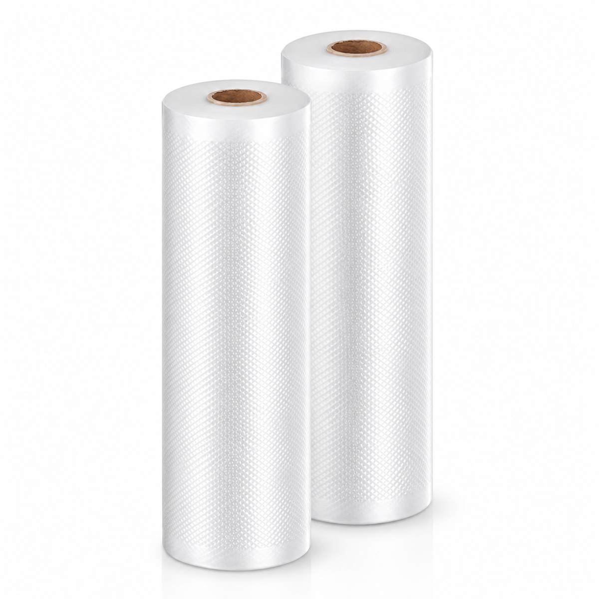 Embossed Vacuum Sealer Bag Rolls, 2 Pack, 30cm x 5m