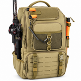 40L Fishing Tackle Backpack, Khaki