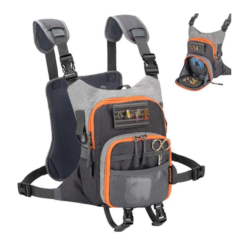 Lightweight Fly Fishing Chest Pack, 28 x 33 cm