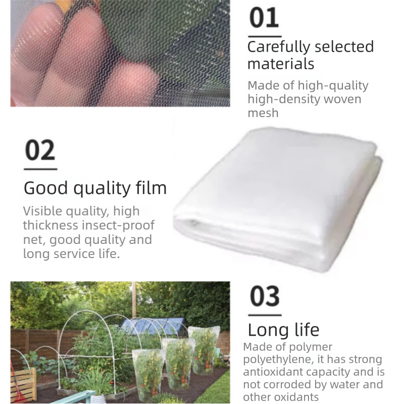 Heavy Duty Insect Netting 2 Pack, 180 x 240cm