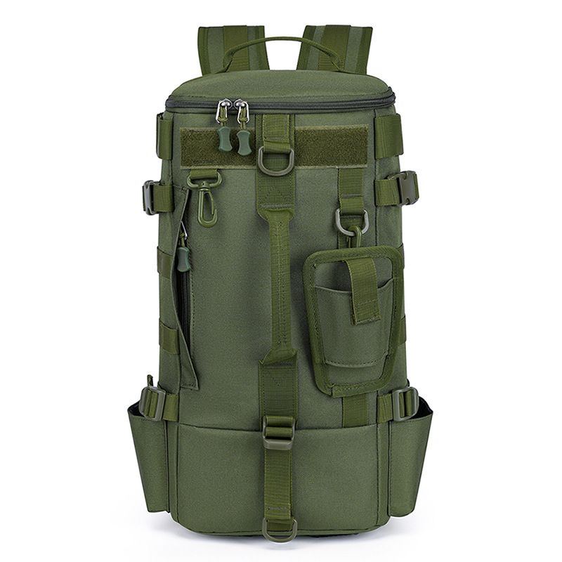 Fishing Tackle Backpack with Rod Holders, Green