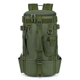 Fishing Tackle Backpack with Rod Holders, Green