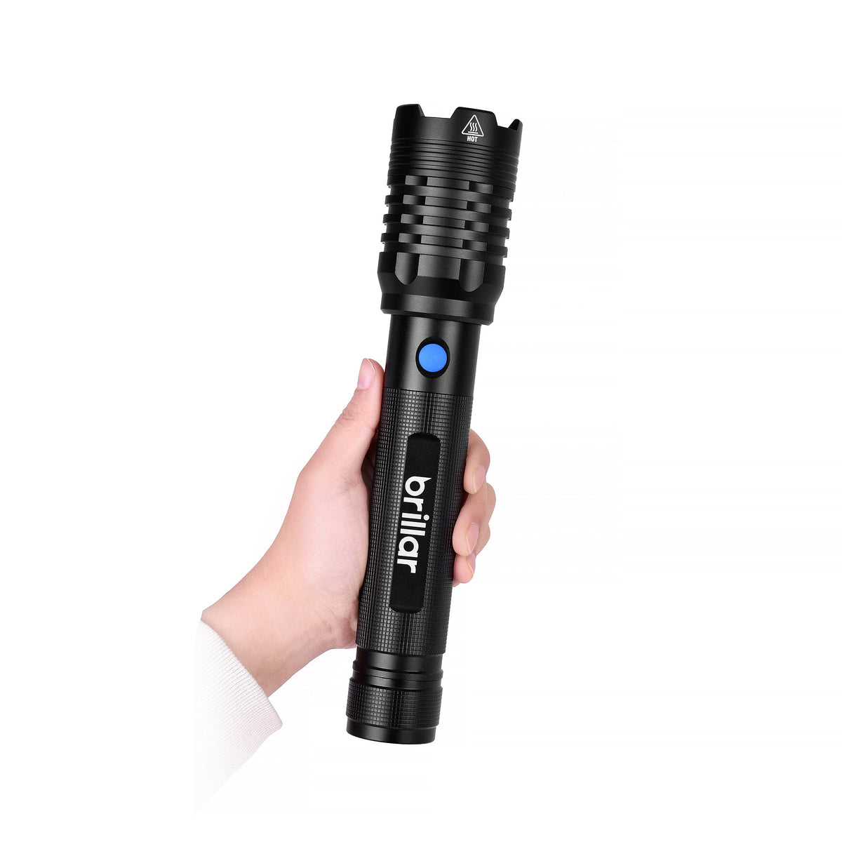 Brillar Commander 4000 Rechargeable Torch & Power Bank, 10000mAh