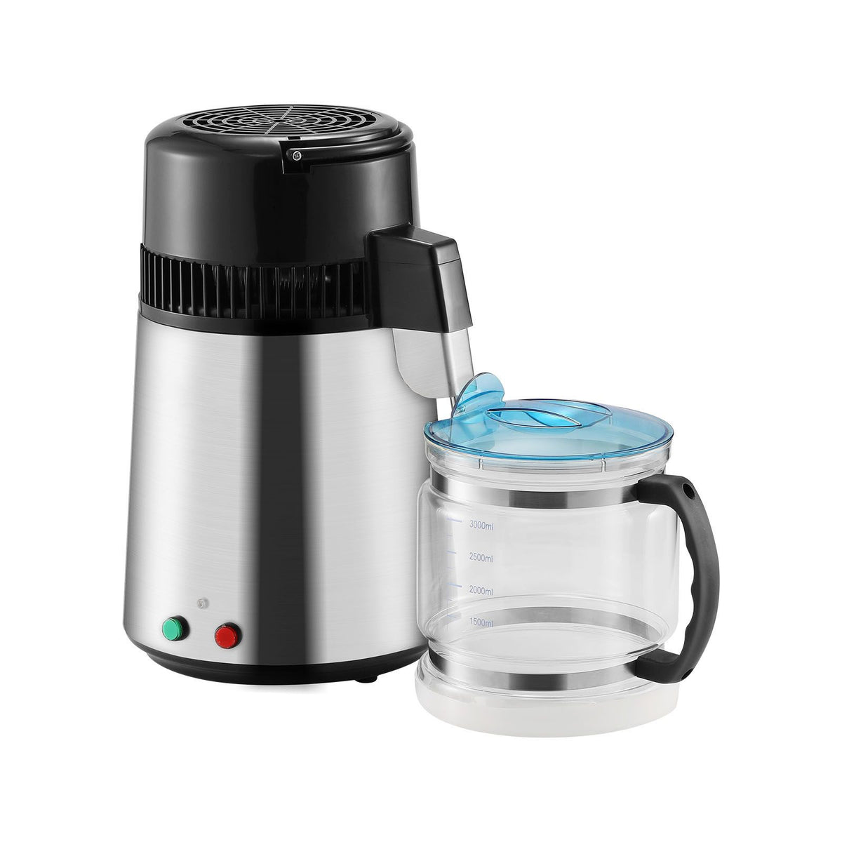 4L Water Distiller, 750W, Stainless Steel Interior, Silver