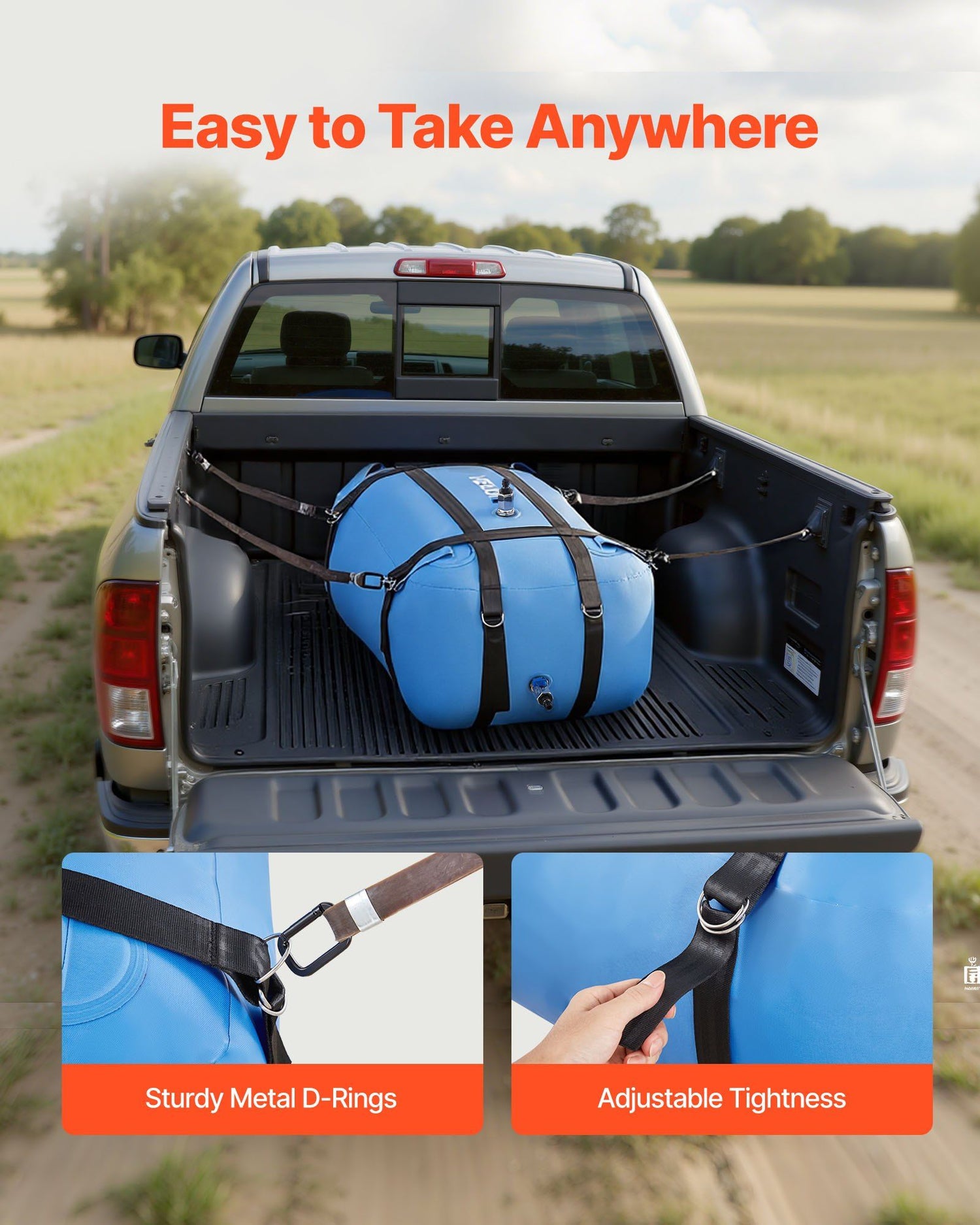 132L (35 Gallon) Heavy-Duty TPU Water Storage Bag
