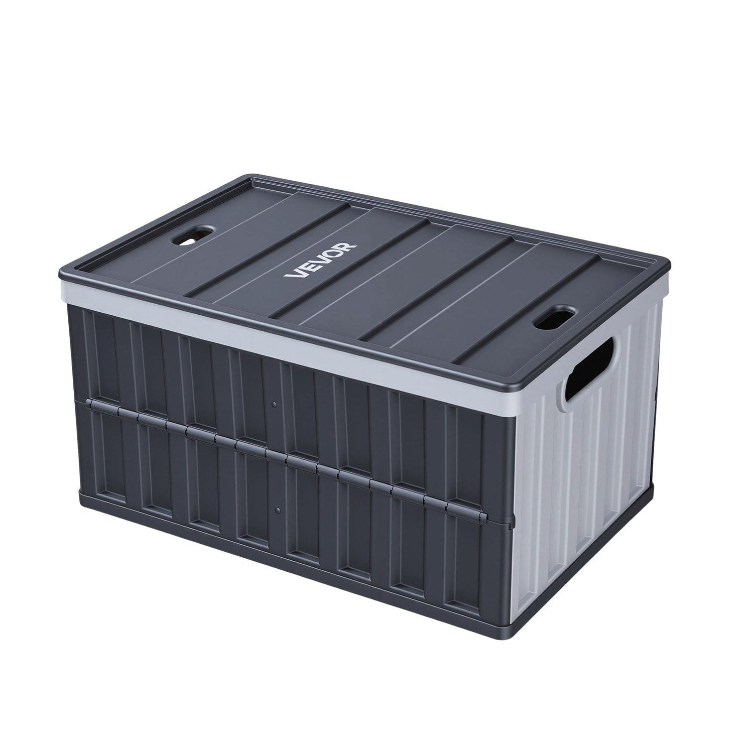 3-Pack 65L Collapsible Storage Crates with Lids – Heavy-Duty, Stackable & Space-Saving
