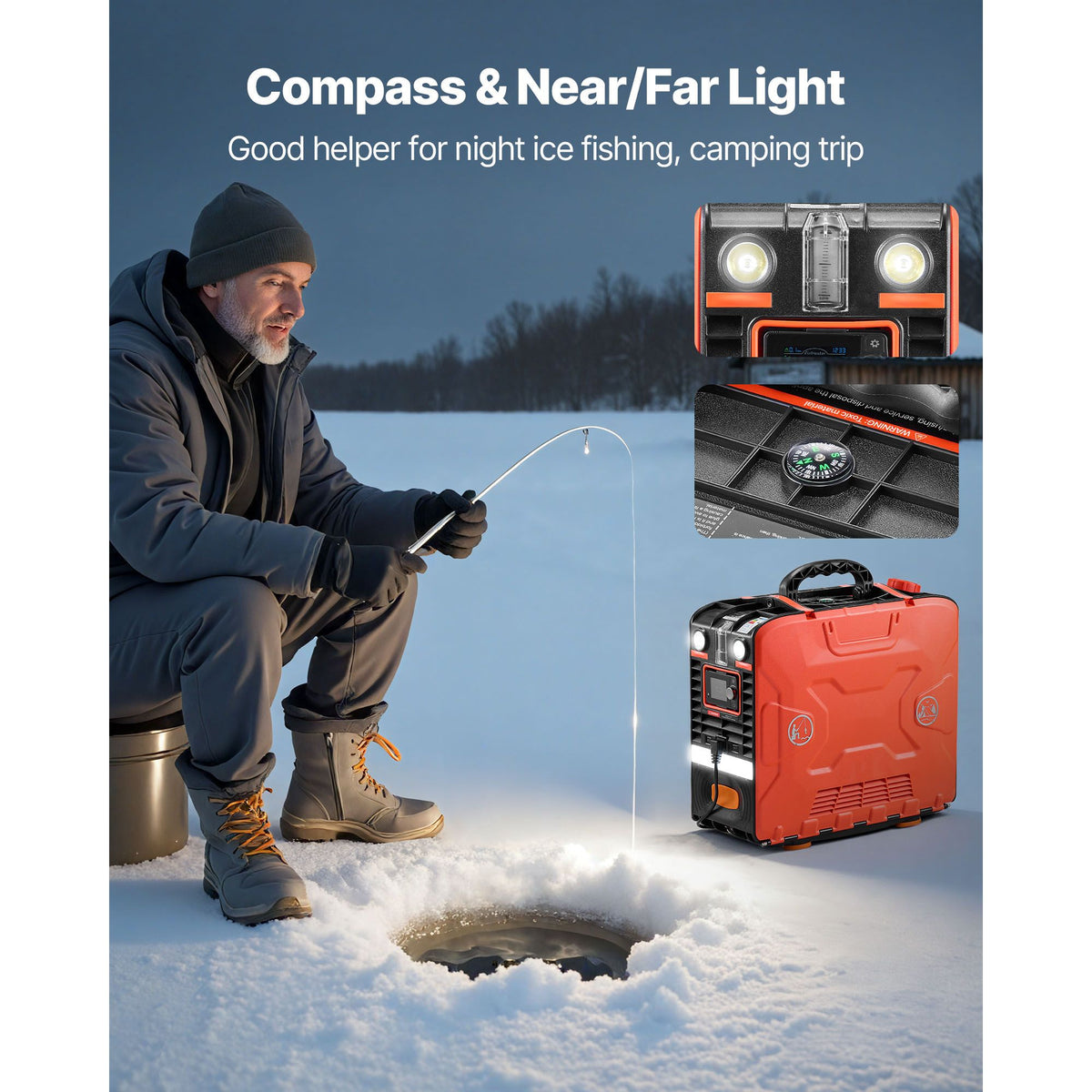 8kW Portable Diesel Air Heater, 12V Only, 4.5L Tank, Bluetooth App