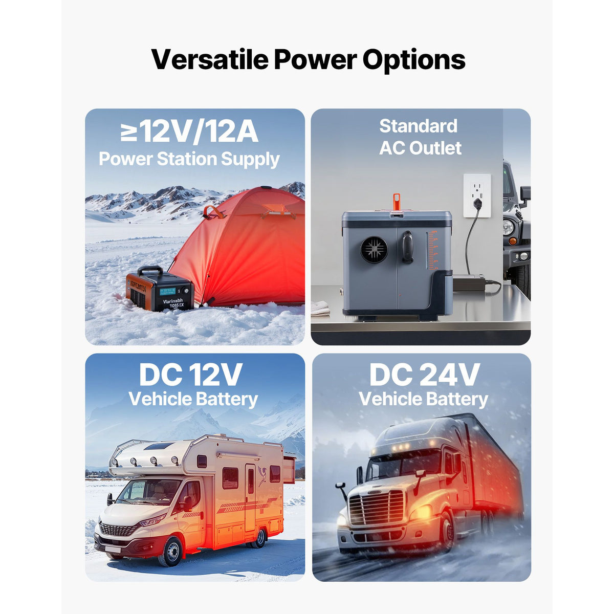 8kW Portable Diesel Air Heater, 12V/24V, 5L Tank, Bluetooth App
