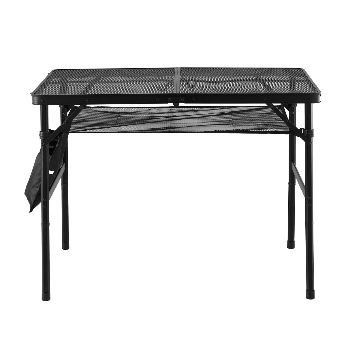 Gardeon BBQ Camp Table, Folding Mesh Top, 90 x 60 x 66cm