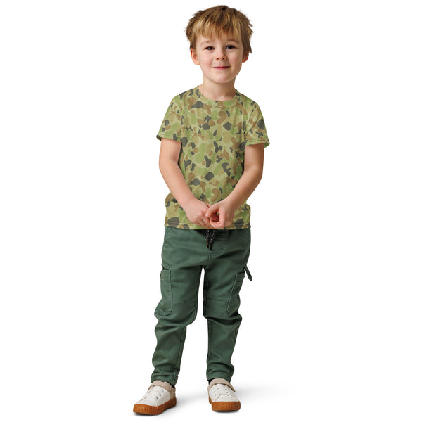 Kids AusCam cotton crew neck t-shirt
