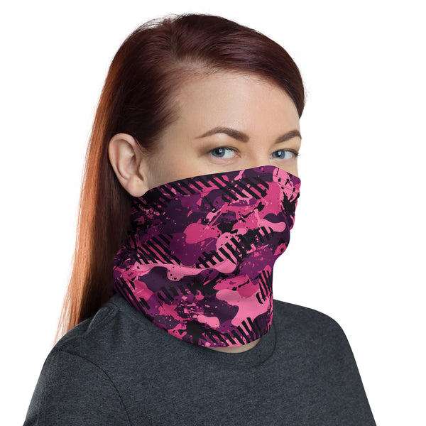89 Apparel Pink Camo Neck Gaiter