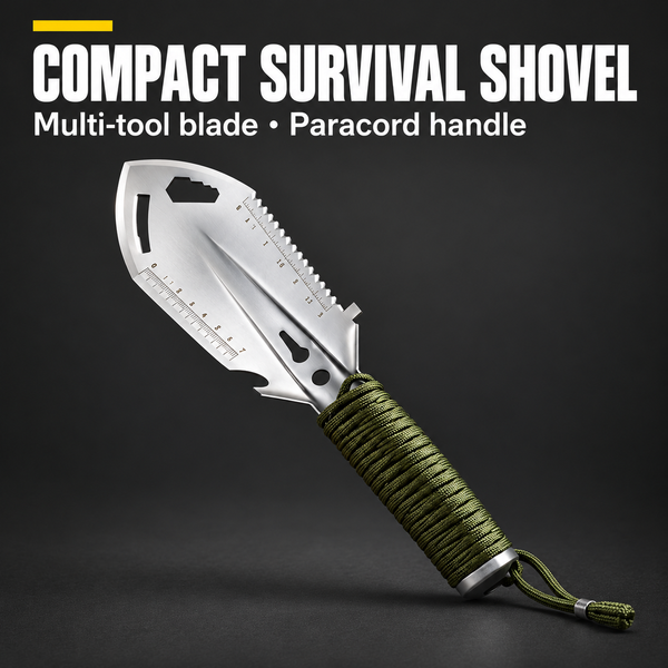 PrepPro Multi-Tool Survival Shovel – Compact Edition