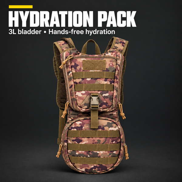 Hydration Pack – 2L Outdoor Water Carrier | PrepPro