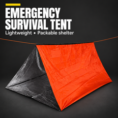 EMERGENCY SURVIVAL TENT — Lightweight • Packable shelter