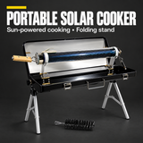 PORTABLE SOLAR COOKER — Sun-powered cooking • Folding stand