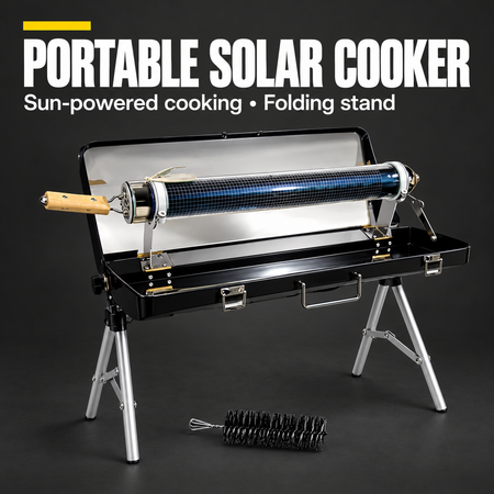 Solar BBQ Grill – Portable Sun‑Powered Cooker | PrepPro