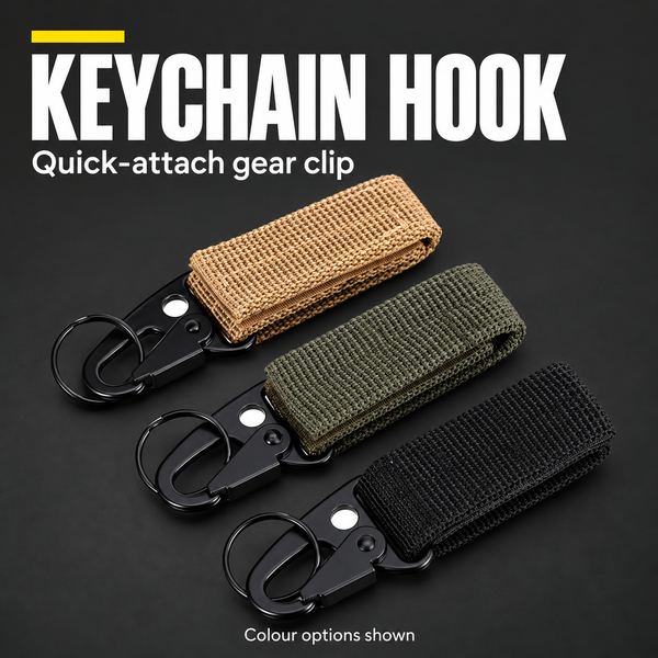 Keychain Hook – Quick‑Attach Gear Clip | PrepPro