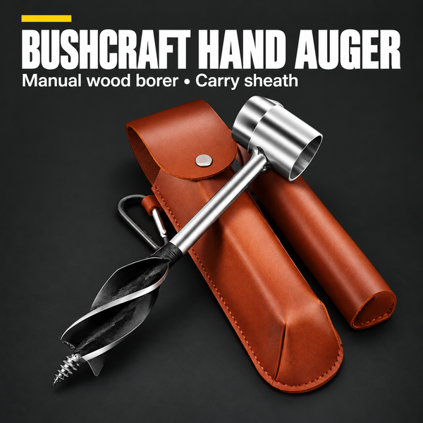 Survival Hand Auger Drill – Bushcraft Wood Borer