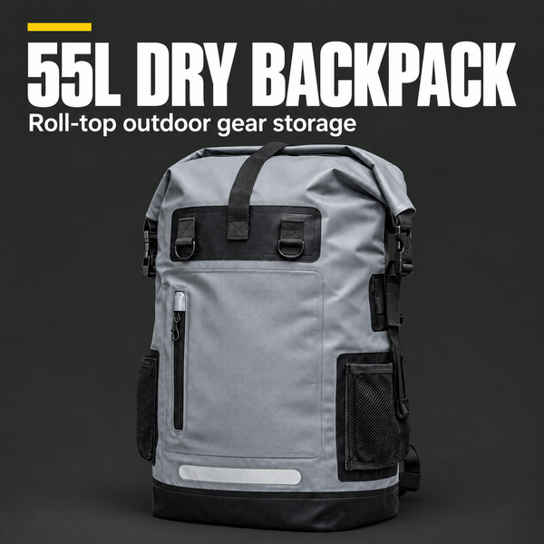 55L Waterproof Dry Backpack | PrepPro