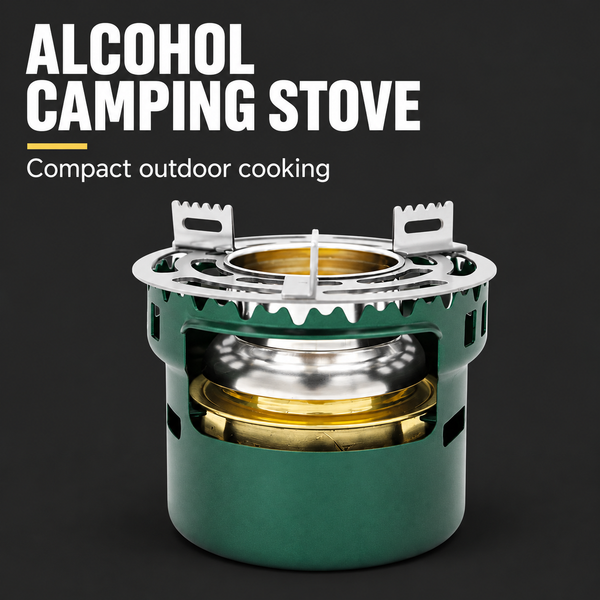 Compact Alcohol Camping Stove – Windproof System | PrepPro