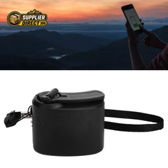 PrepPro Australia black portable hand crank USB phone charger for outdoor emergency power with a wrist strap